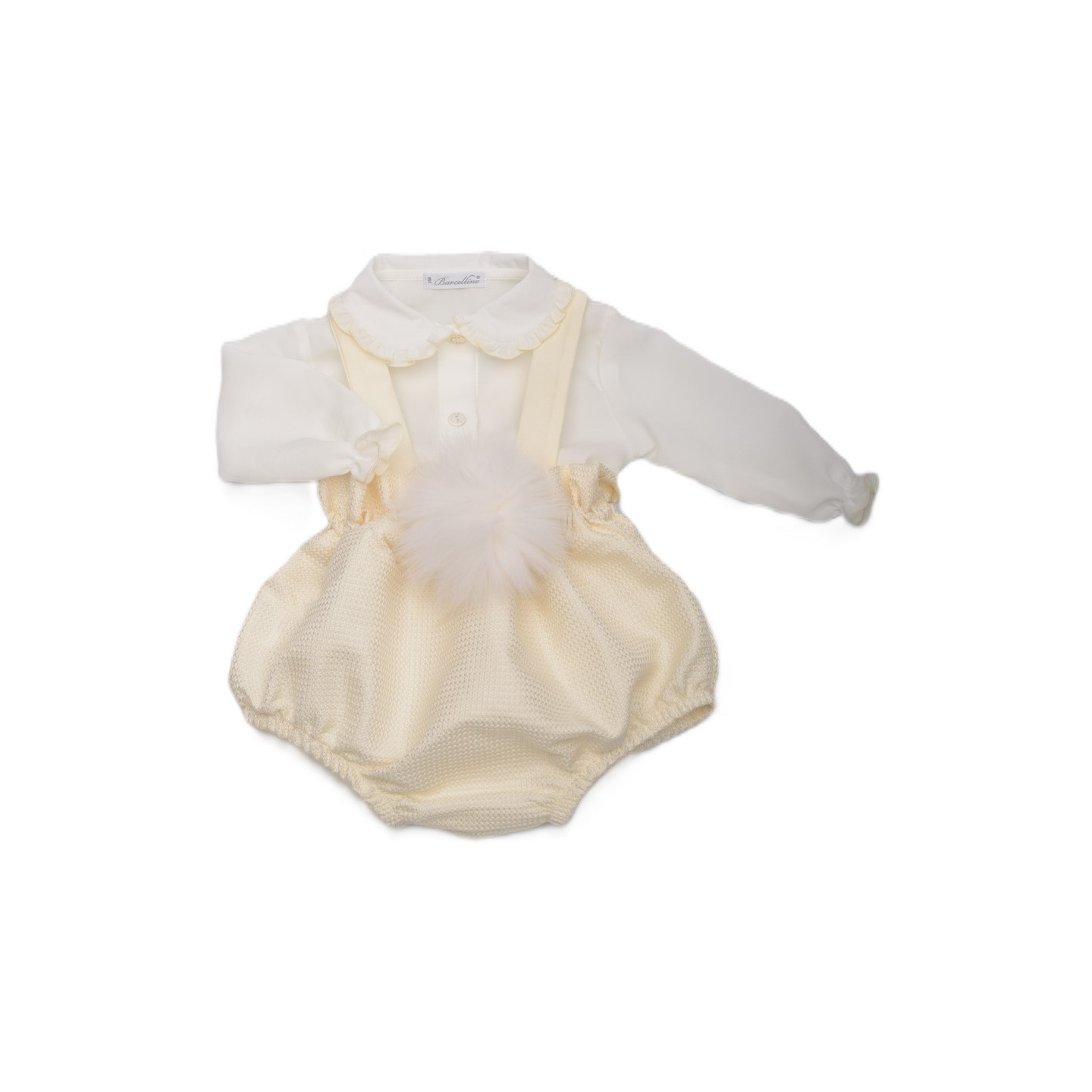 Completo 2 Pz. con Pompon Volpe (camicia a body)