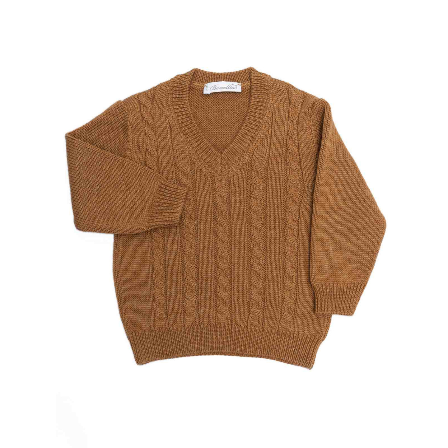 maglia in filo scollo a V