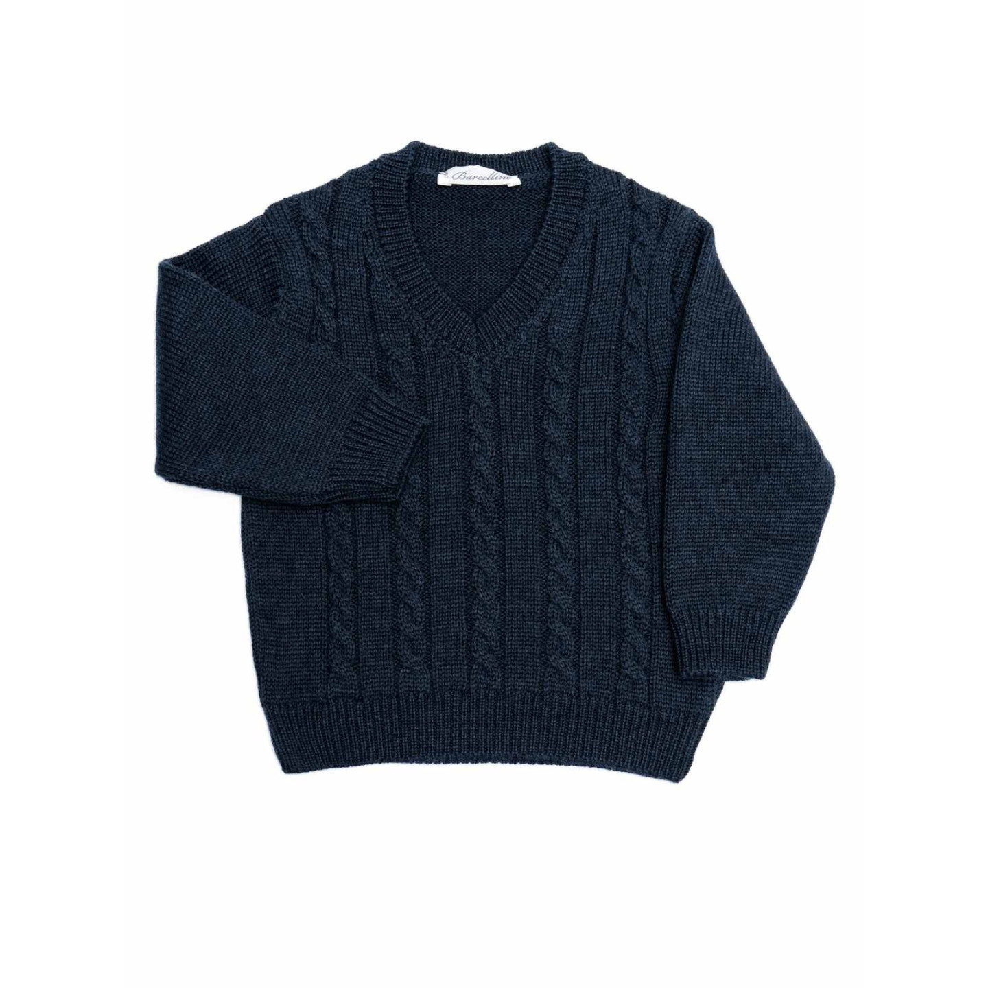 maglia in filo scollo a V